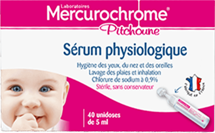 Mercurochrome Pitchoune Isoton. Zoutopl. 40x5 ml  -  Urgo Healthcare