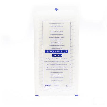 Euroderm Plus 10x20cm 1 Pleister Steriel  -  I.D. Phar