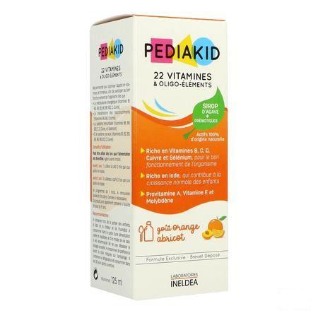 Pediakid 22 Vitamines & Oligo Elementen Flacon 125 ml