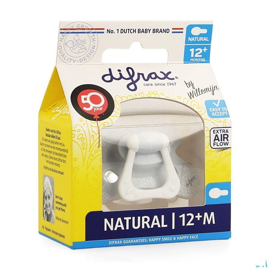 Difrax Fopspeen Natural 12 + M  -  Difrax