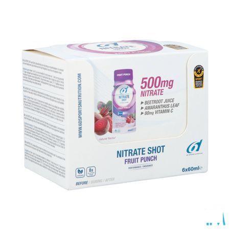 6D Nitrate Shot Fruit Punch 6X60 ml