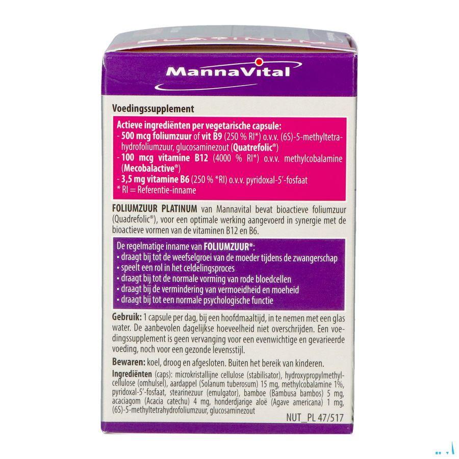 Mannavital Foliumzuur Platinum
