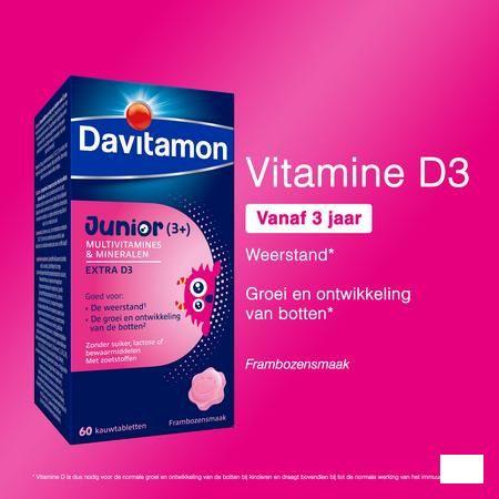 Davitamon Junior Frambois V1 Comprimes 60