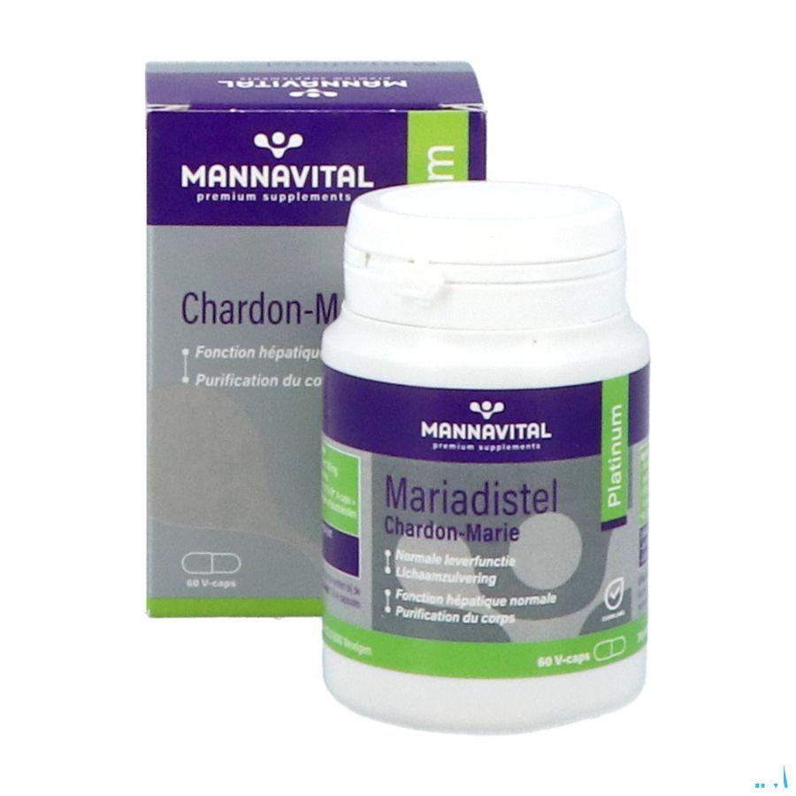 Mannavital Mariadistel Platinum V-Capsule 60