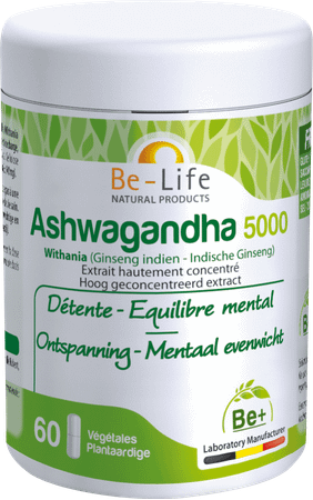 Ashwaganda 5000 Pot Capsule 60  -  Be-Life