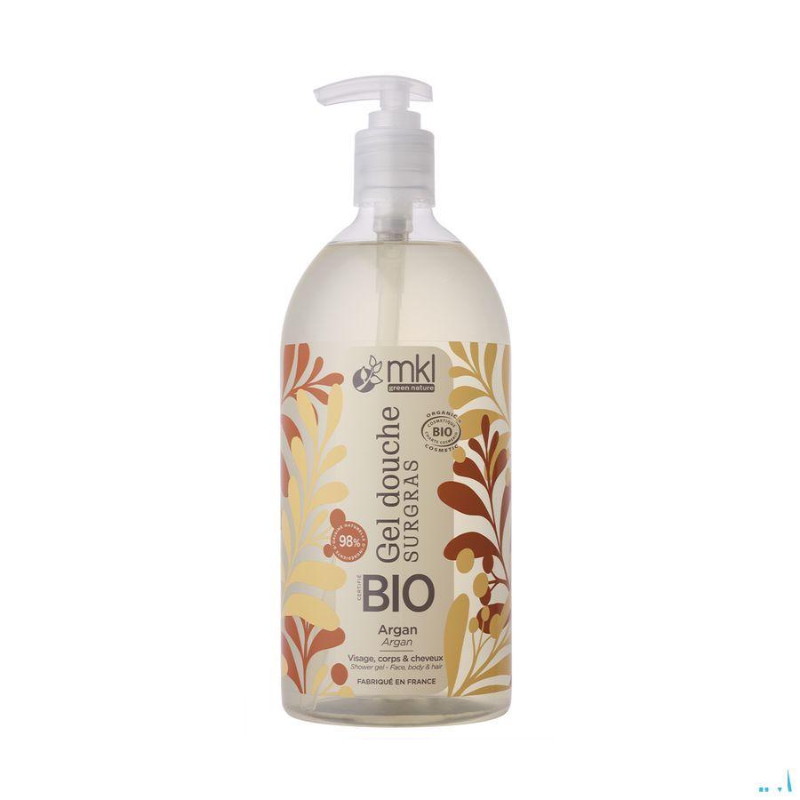 Mkl Douchegel Bio Argan Pompfl 1L