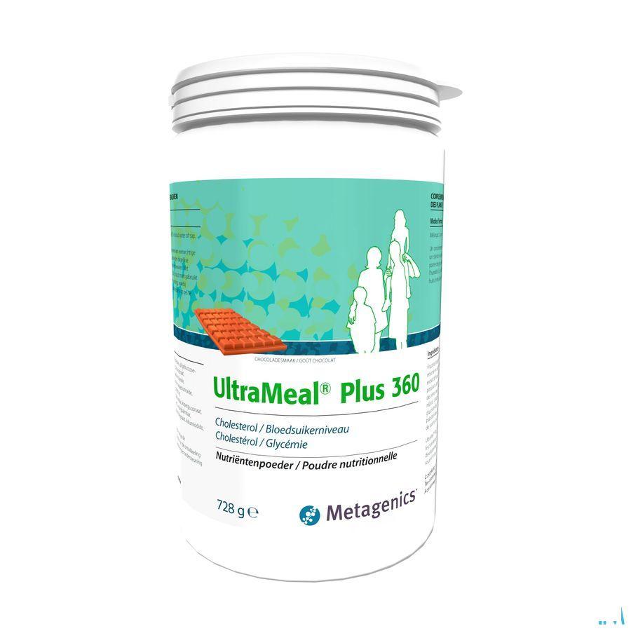 Ultrameal Plus 360 Chocolade Pot 728g  -  Metagenics