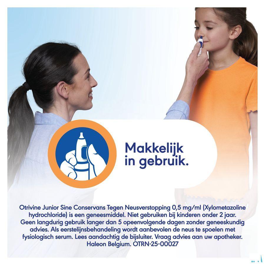 Otrivine Junior Neusverstopping 0,5mg/ml Spray 10 ml