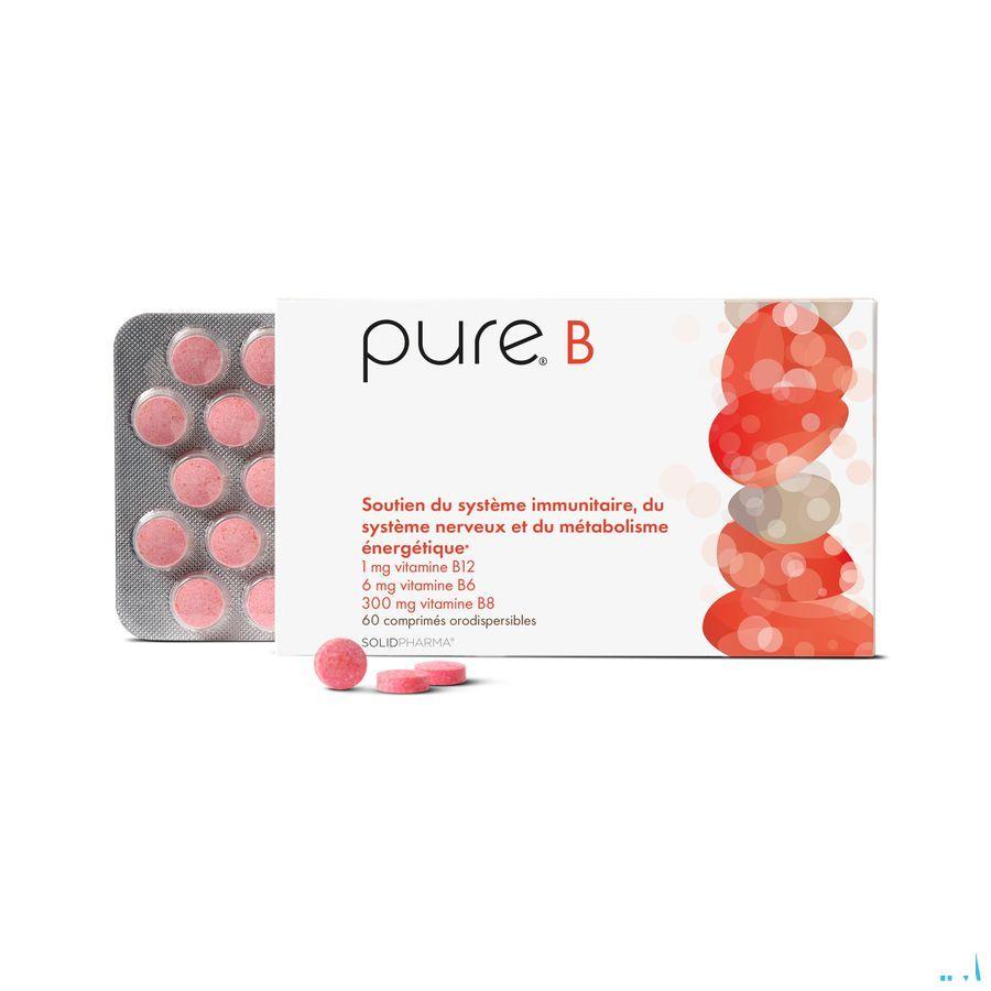 Pure B Smelttabletten 60  -  Solidpharma