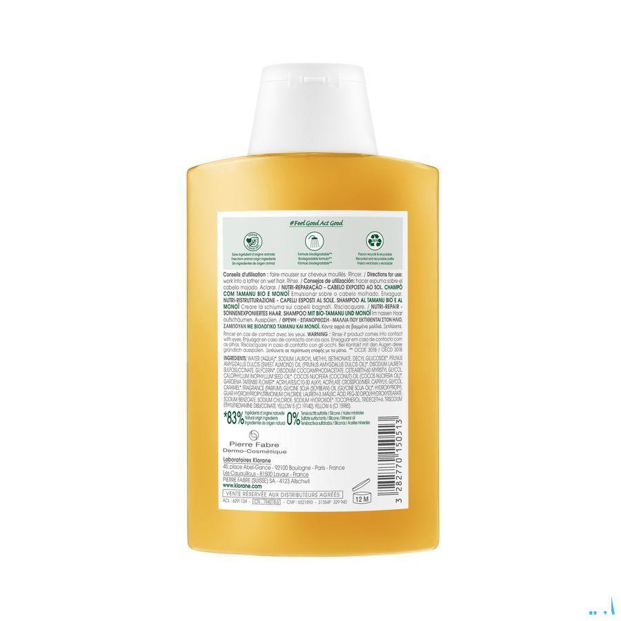 Klorane Capilaire Shampoo Tamanu&Monoi Bio 200 ml