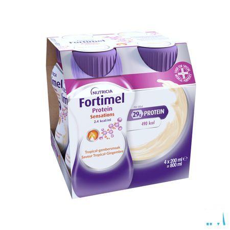Fortimel Protein 2.4Kcal Tropisch Gember 4 x 200 ml