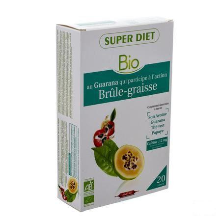 Super Diet Complexe Vetverbrander Bio Ampullen 20x15 ml  -  Superdiet Laboratoires