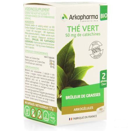 Arkocaps Groene Thee Bio Capsule 40  -  Arkopharma