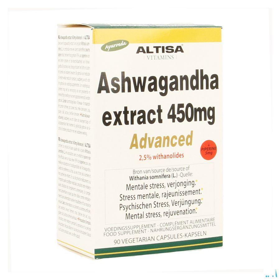 Altisa Ashwagandha V-Capsule 90x450 mg  -  Dieximport