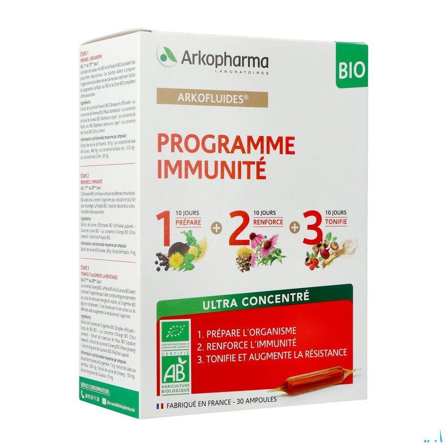 Arkofluides Immuniteitsprogramma Amp 30X10 ml  -  Arkopharma