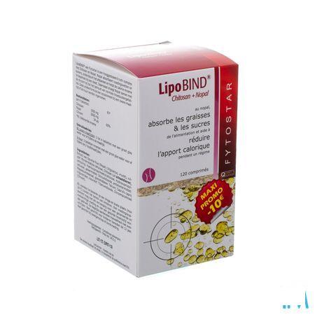 Fytostar Lipobind Chitosan Nopal Comprimes 120  -  Ocebio
