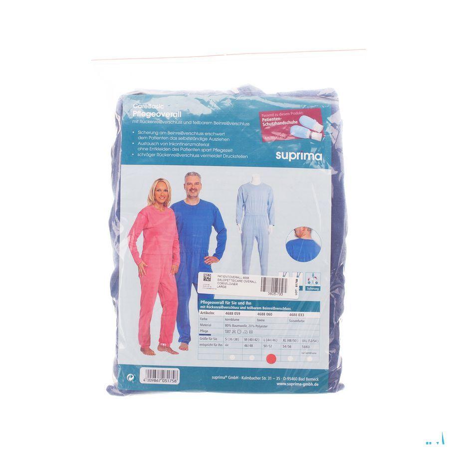 Suprima 4688 Patientoverall Rits Blauw L  -  Bota