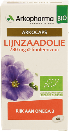 Arkocaps Lijnzaadolie Bio 60 Capsule  -  Arkopharma