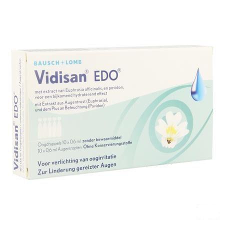 Vidisan Edo Gouttes Oculaires 10 Ud