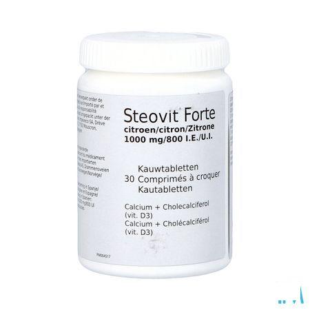 Steovit Forte Citron 1000 mg/800UI Comprimes Croq 90