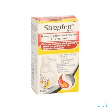 Strepfen 8,75 mg Honing-Citr. Spray Oromuc.Opl 15 ml