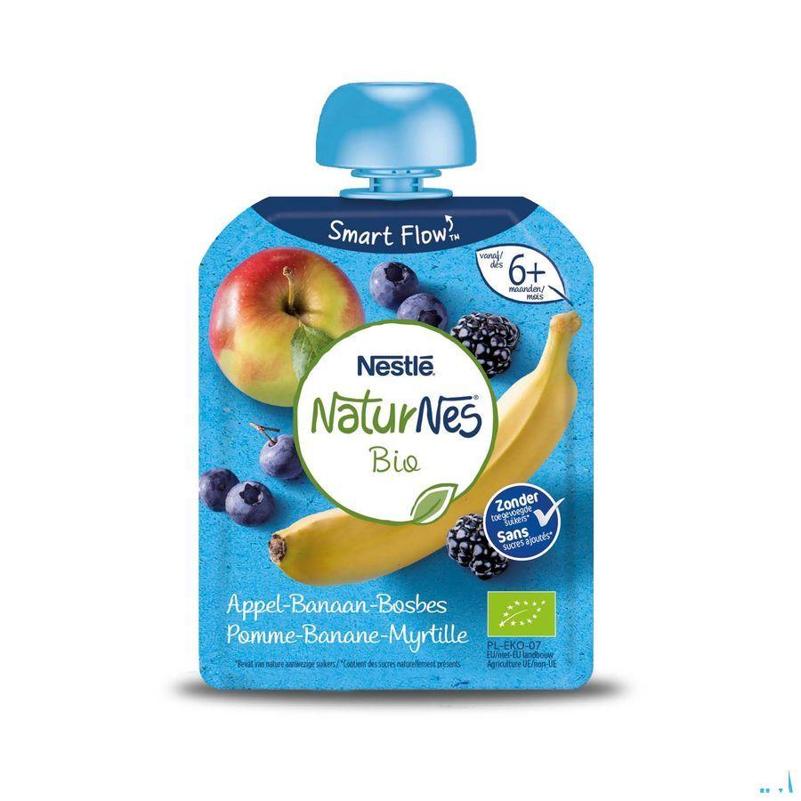 Naturnes Bio Appel Banaan Braambes Bosbes 90 gr  -  Nestle