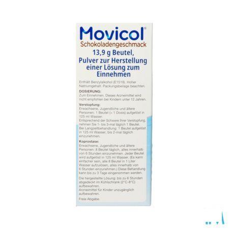 Movicol Chocolade Smaak Zakjes 20 X 13,7g 