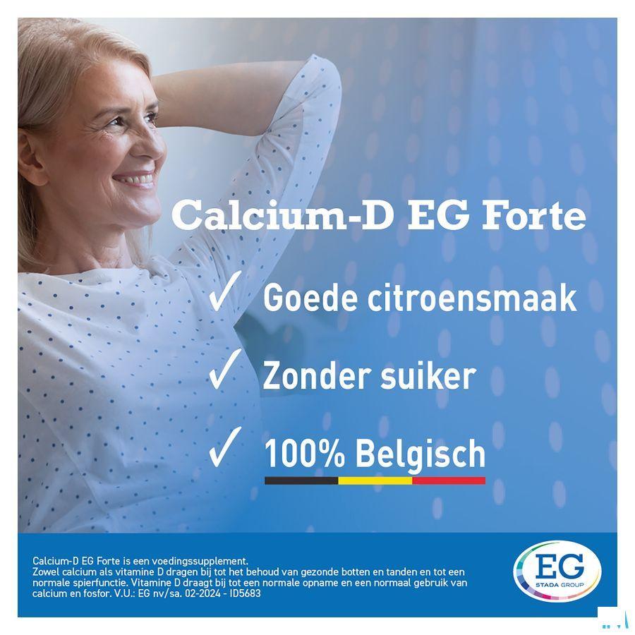 Calcium-D Forte Eg 1000 mg/800Ie Citroen Kauwtabl90  -  EG