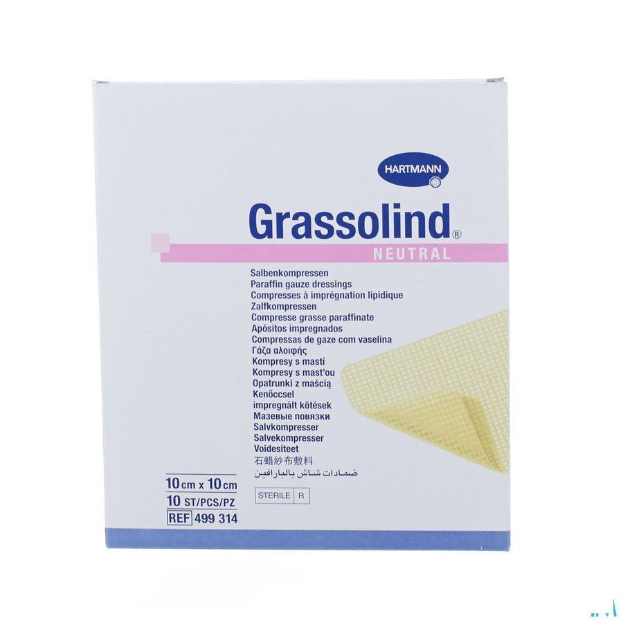 Grassolind 10x10cm St. 10 P/s  -  Hartmann