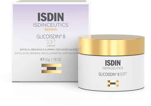 Isdinceutics Glicoisdin 8 Soft Facial Cream 50G  -  Isdin