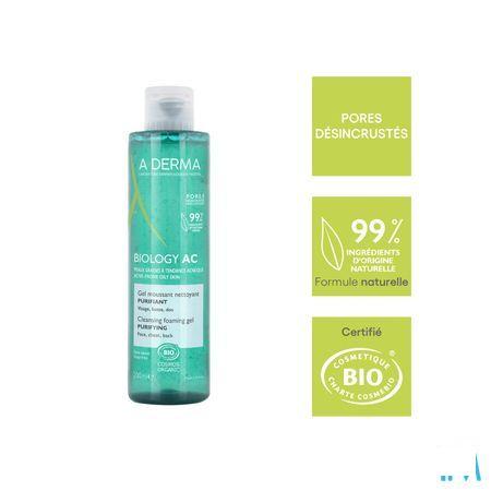 Aderma Biology Ac Zuiv. Schuim.Reinig.Gel 200 ml