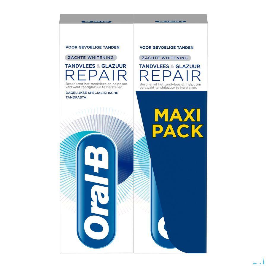 Oral-B Dentifrice Gum&Enamel Repair Gentlewhite 2X75ml