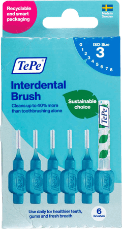 Tepe Brossettes Interdentaires Orig. Bleu 0,6Mm 20