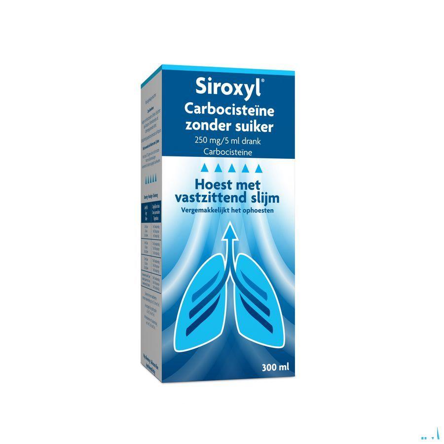 Siroxyl Sirop Sans Sucre/zonder Suiker 300 ml  -  Melisana