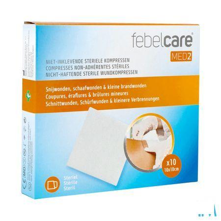 Febelcare Med2 Komp.n-inkl. Ster. 10,0x10,0cm 10x1