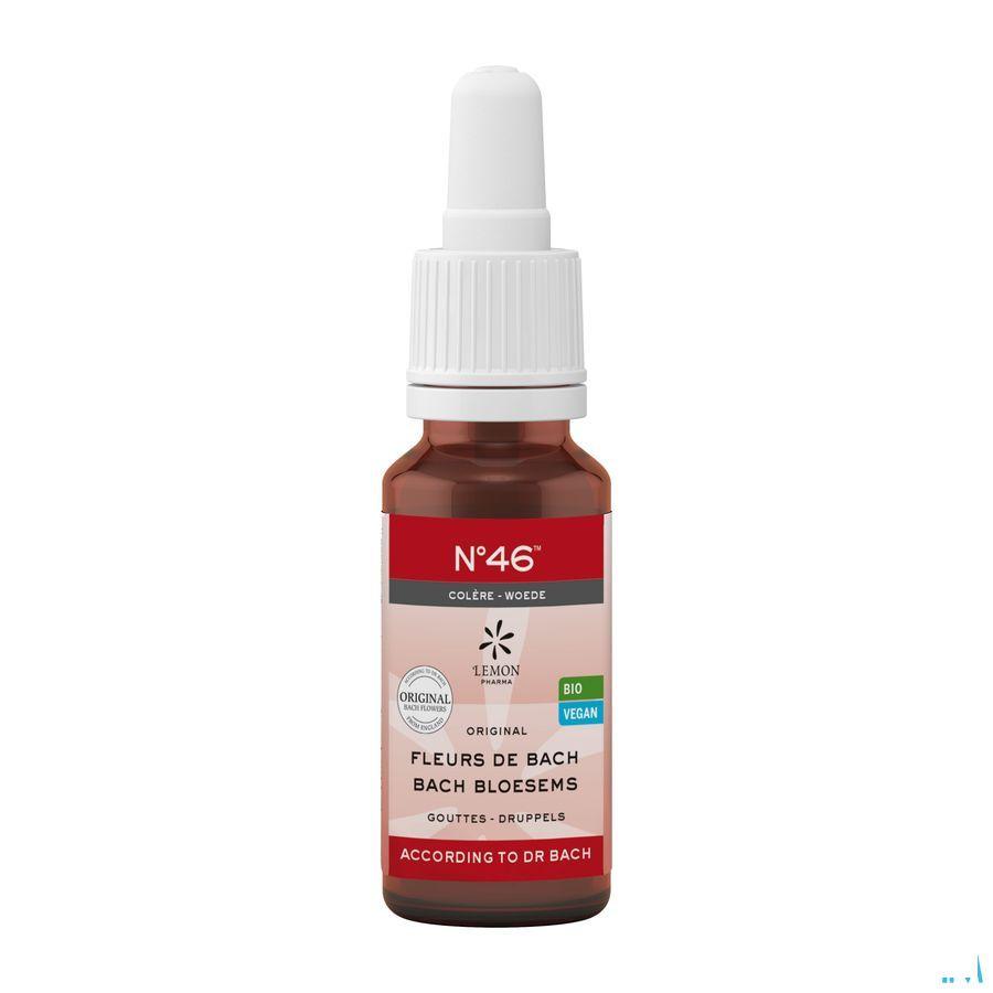 Fleurs De Bach Bio Nr 46 Gouttes Colere 20 ml  -  Eureka Pharma