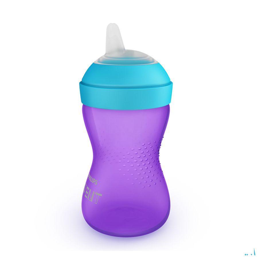 Philips Avent Drinkbeker Zachte Tuit 300  ml Lila  -  Bomedys