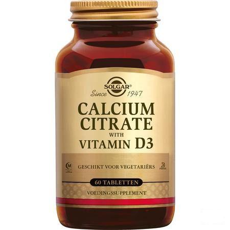 Solgar Calcium Citrate Vitamin D-3 Comp 60  -  Solgar Vitamins