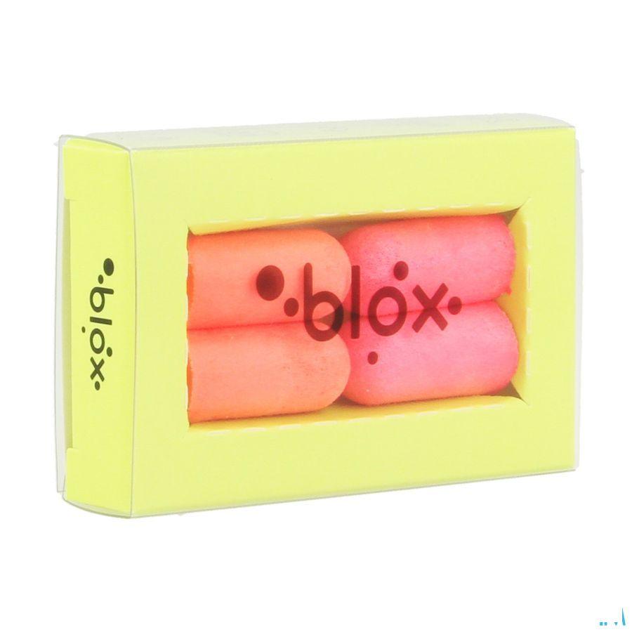 Blox Colors Mousse Bouchons D'Oreille 2 Paires