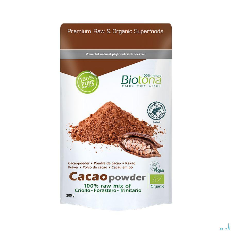 Biotona Cacao Raw Powder 200 gr  -  Keypharm