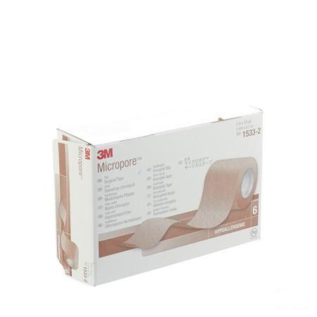 Micropore 3M Skin Tone 50,0Mmx9,14M Rol 6 15332  -  3M