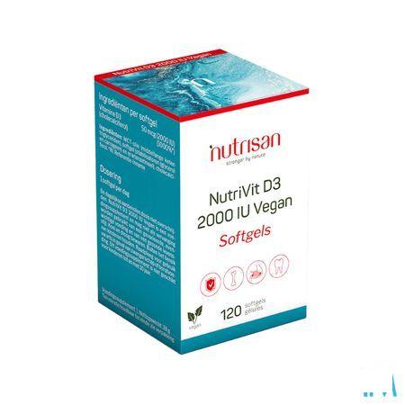 Nutrivit D3 2000 Iu Vegan Caps 120 Nutrisan  -  Nutrisan