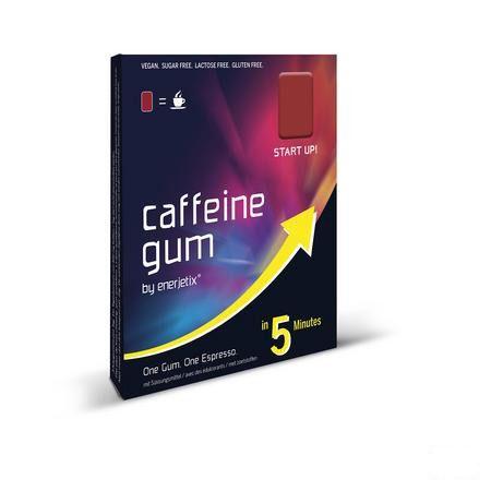 Enerjetix Cafeine Gum Red Energy 9X2,35 g  -  Eureka Pharma