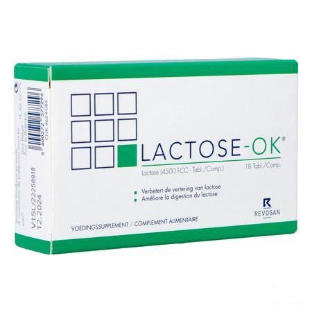 Lactose-Ok Comp 18 Revogan 