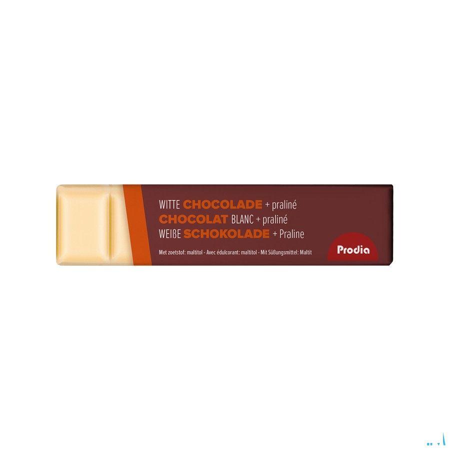 Prodia Reep Chocolade Wit Praline 20x35 gr  -  Revogan