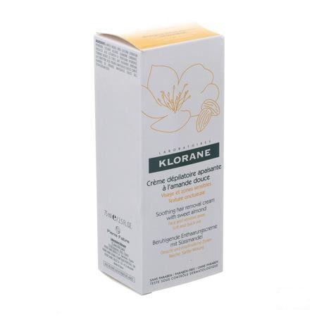 Klorane Ontharingscreme Gelaat-gev Zones Tube 75 ml