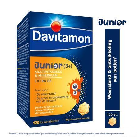 Davitamon Junior Mfruit V1 Comprimes 120