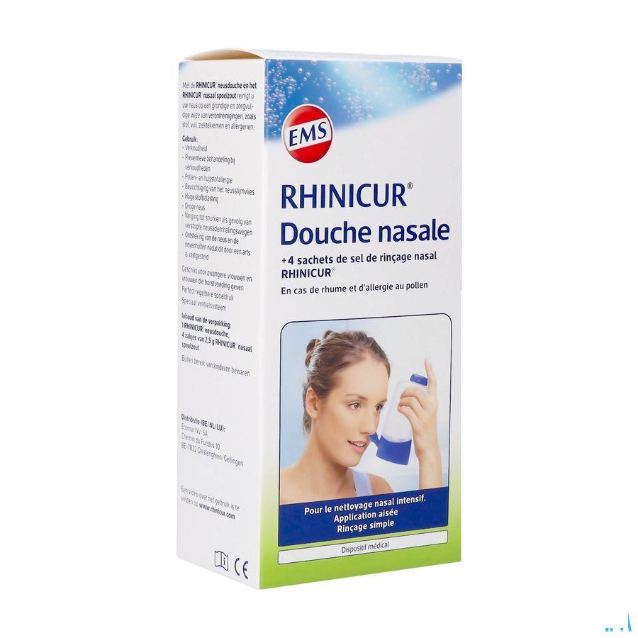 Rhinicur Douche Nasale + 4 Zakjes Spoelzout