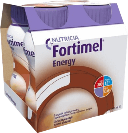 Fortimel Energy Chocolade 4x200 ml 2320497  -  Nutricia