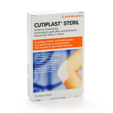 Cutiplast Ster 7,2x 5,0cm 5 66076825  -  Smith Nephew